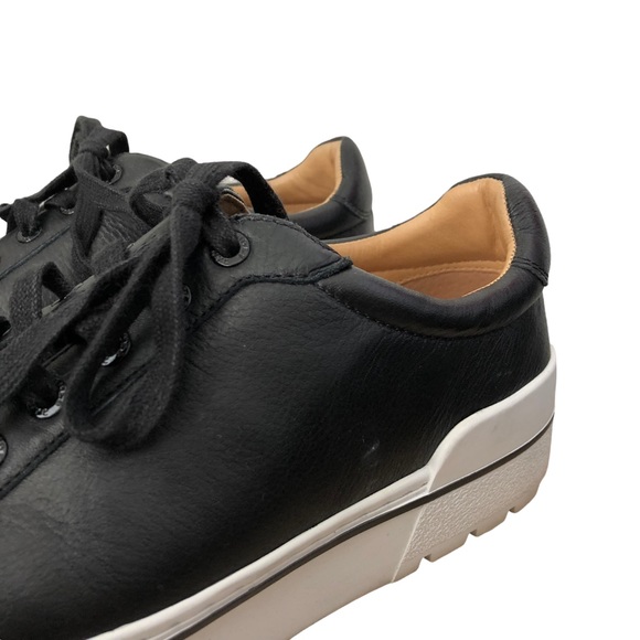 J Slides Platform Eve Leather Sneakers Size 8.5 - Picture 3 of 7